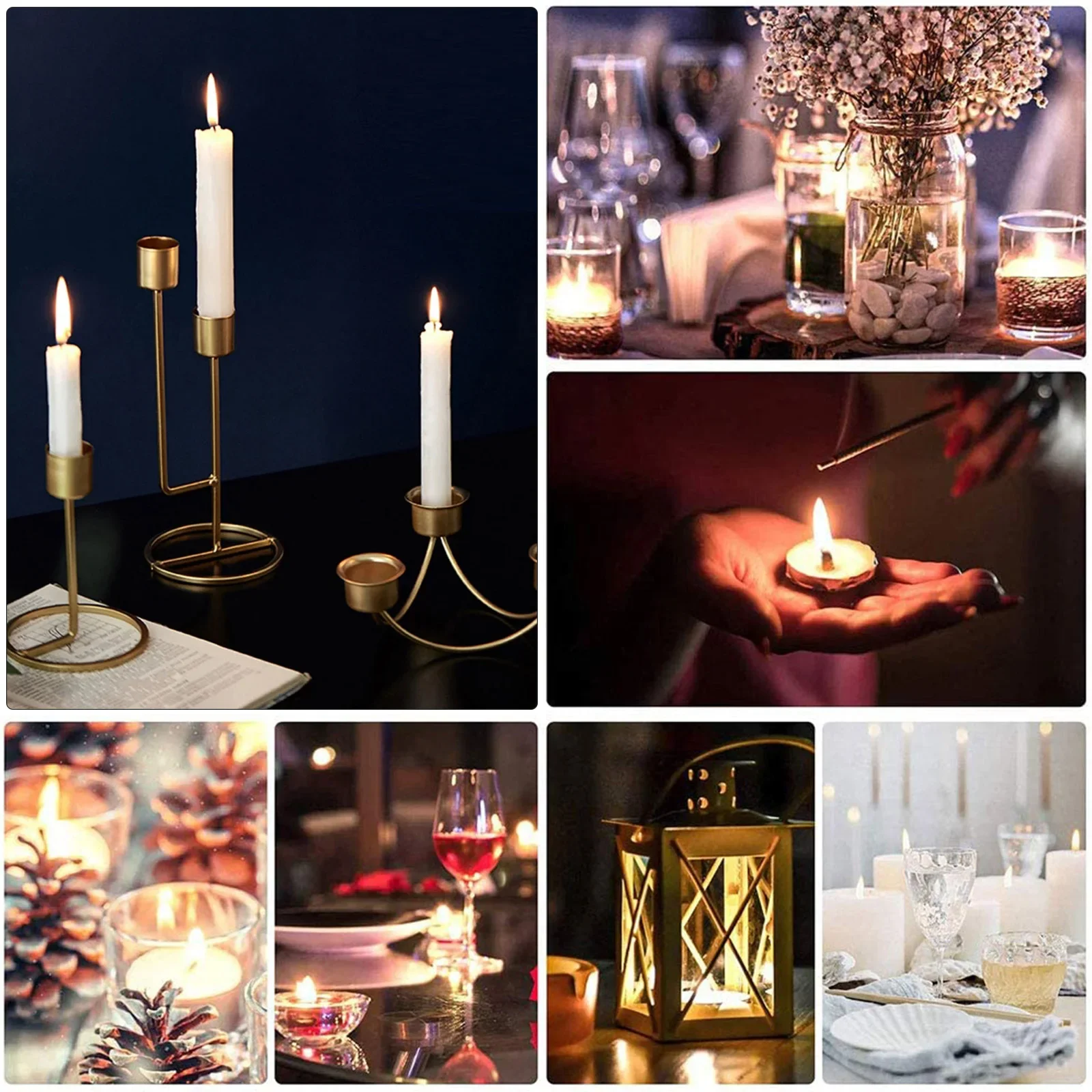 Home Decor Lighting Brands - Аксессуары Подсвечник Металлическая декоративная вставка Металлический