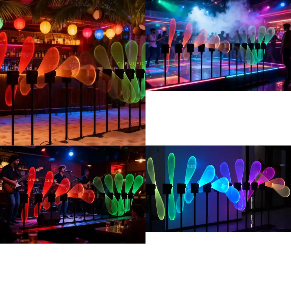 Decor Lighting Fans - Светодиодная RGB-лампа-трубка с вращением на 360