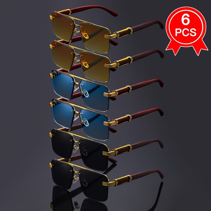 Lighting Decor Woodbridge - Набор из 6 винтажных безободковых очков