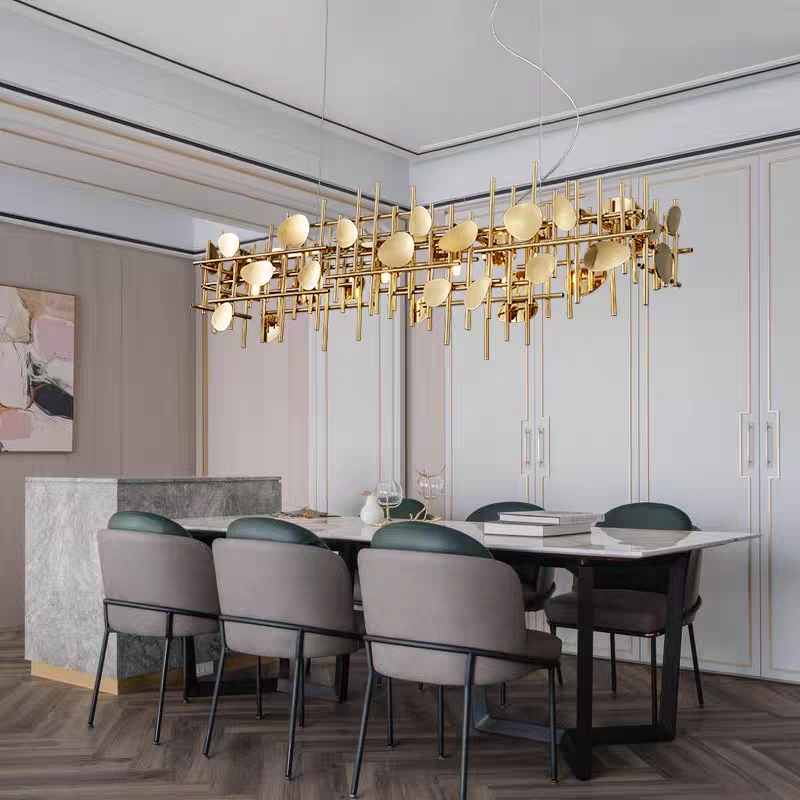 Lighting Home Decor Ideas - Дизайнерские подвесные светильники с геометрическими линиями,