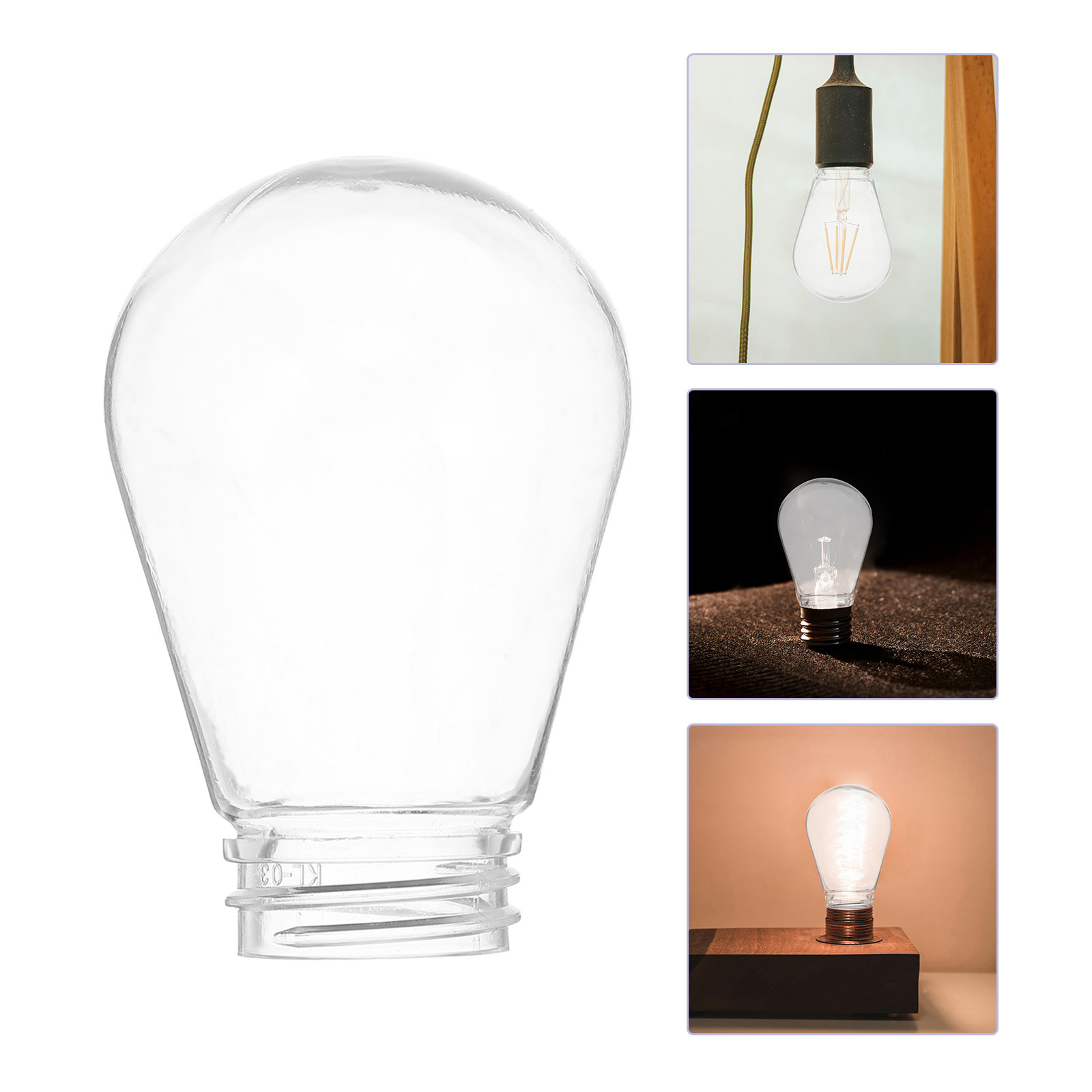 Lighting Decoration Stand - 30 шт. прозрачных пластиковых колпачков для