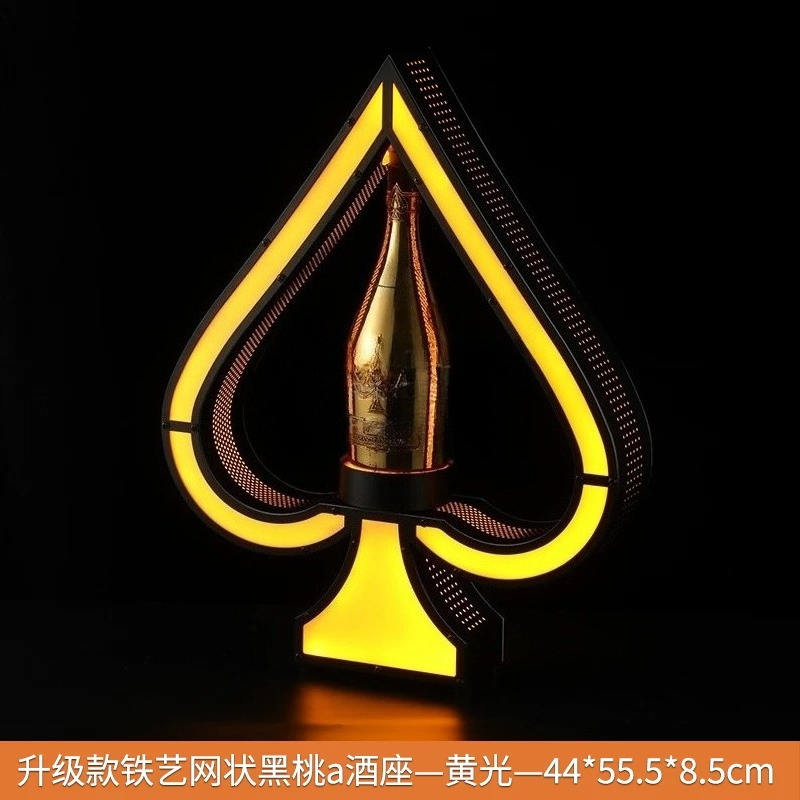 Lighting Decoration Stand - Подставка для винных бутылок с LED-подсветкой,