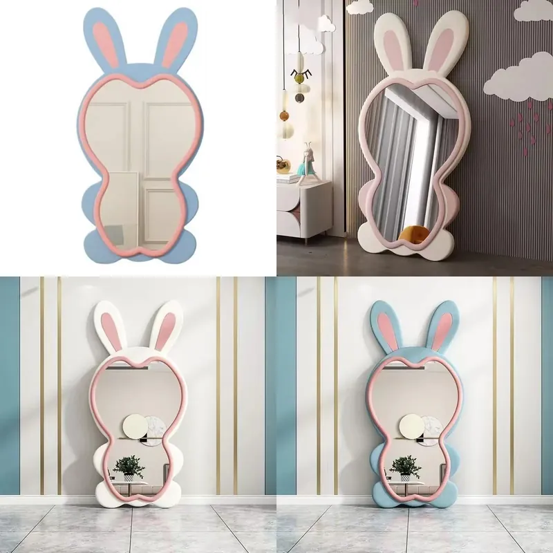 Lighting Decoration Stand - Напольное зеркало в кремовом стиле, нестандартной