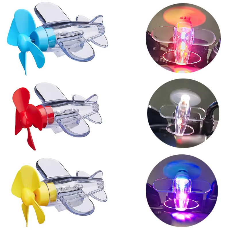 Lighting Decoration Ideas - Светодиодный самолет с питанием от ветра,