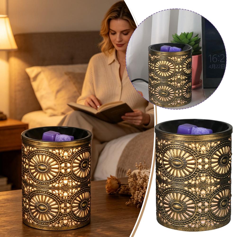 Lightings Decoration - Новый ароматный ночник: золотой геометрический железный