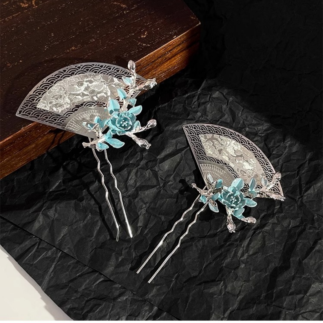 Decor Lighting Fans - Новая веерообразная заколка в китайском стиле,