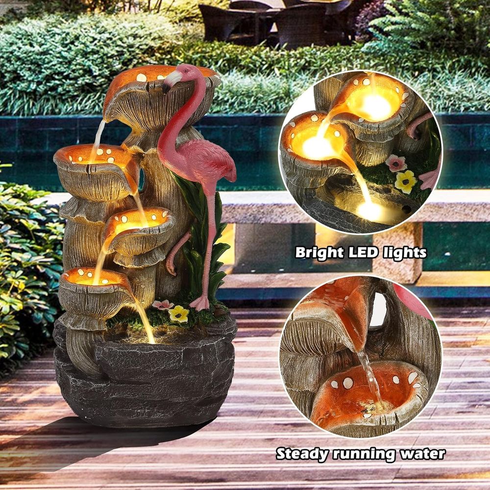 5-ярусный садовый водопад с 5  – обзор и цена Lighting Decoration Stand