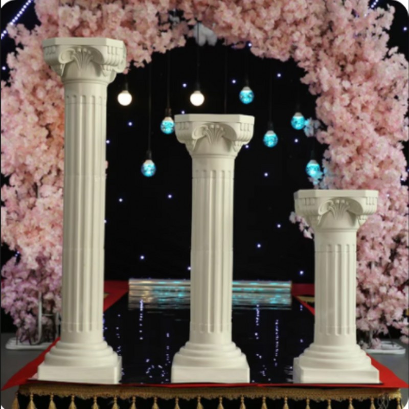 Белая пластиковая колонна в ри – обзор и цена Lighting Decoration Stand