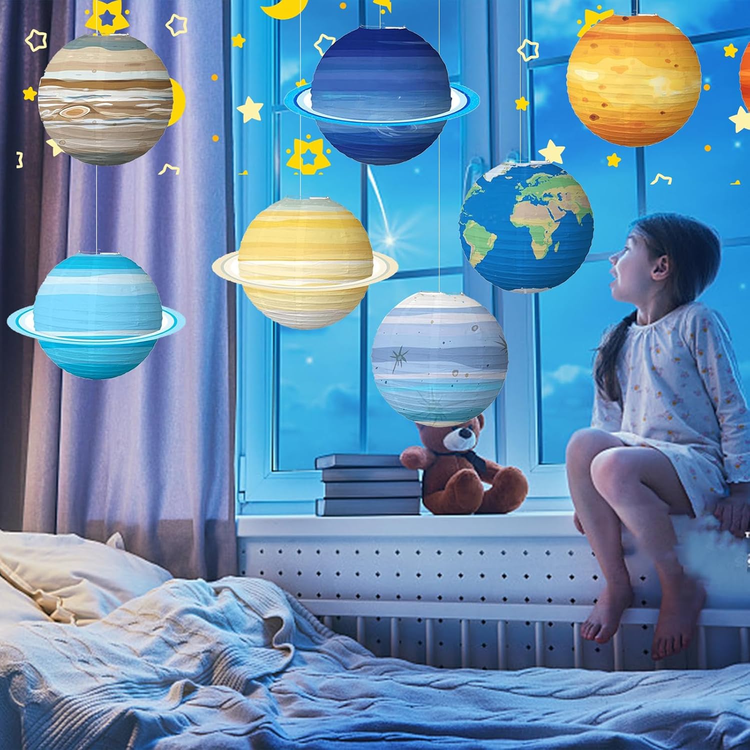 1 шт., солнечная система, восе – обзор и цена Lantern Paper Solar