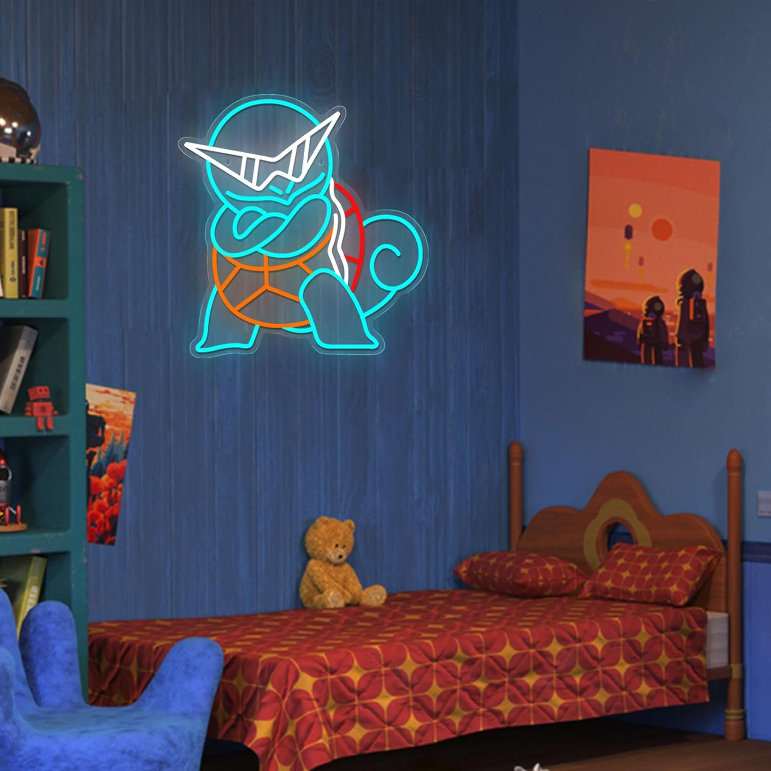 Неоновая LED-вывеска Pokemon S – обзор и цена Decor Lighting Fans