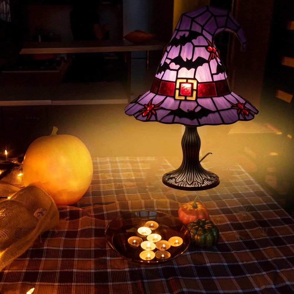 Витражная лампа-шляпа ведьмы,  – обзор и цена Lighting Decoration Stand